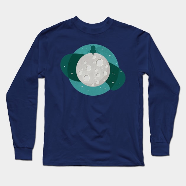 We Came: Apollo 50th Anniversary Long Sleeve T-Shirt by CosmoQuestX